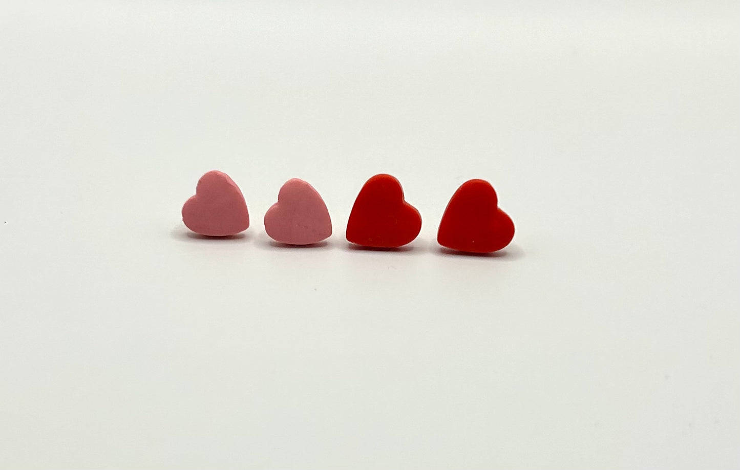 Micro heart studs