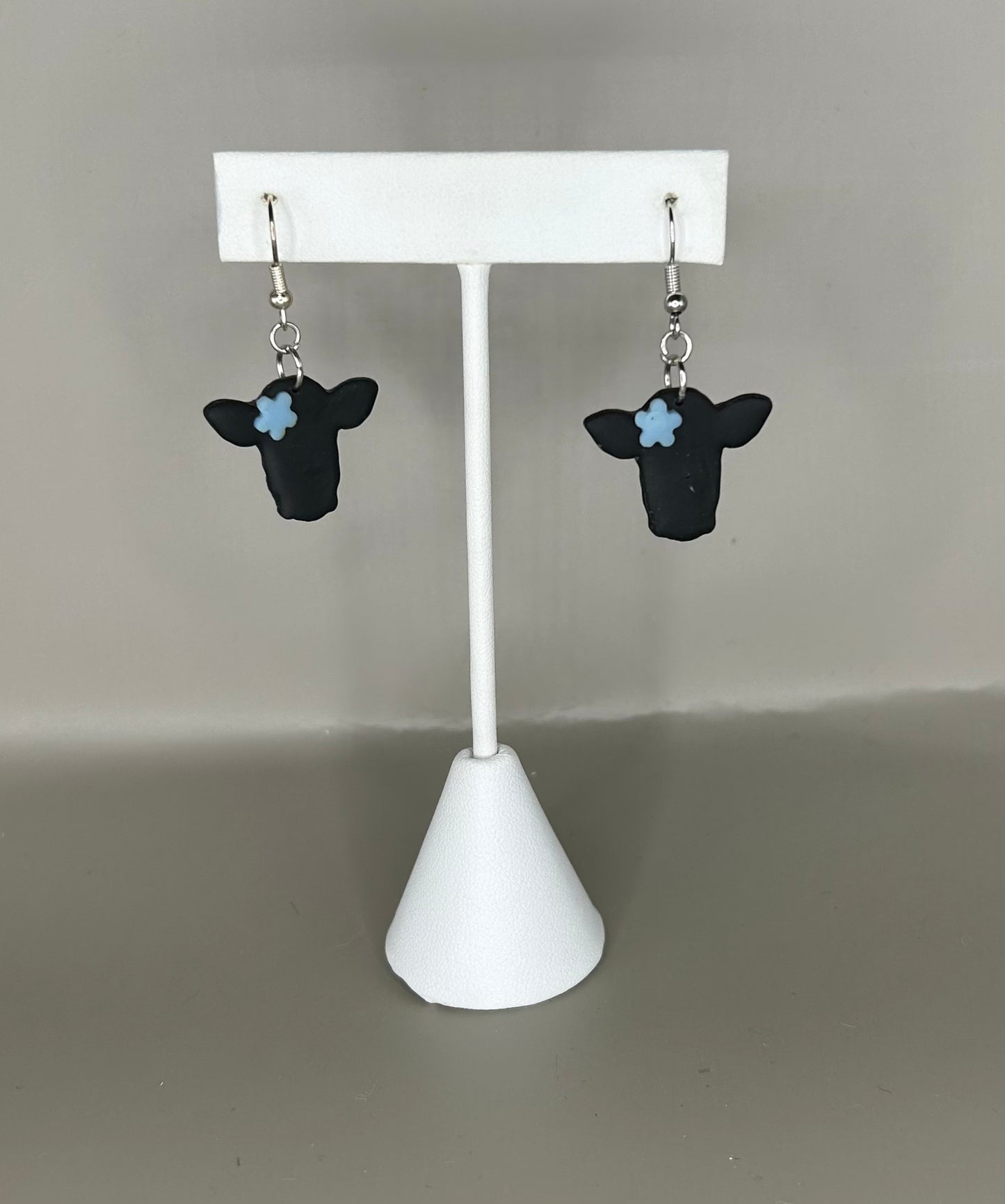 Cow silhouette earrings