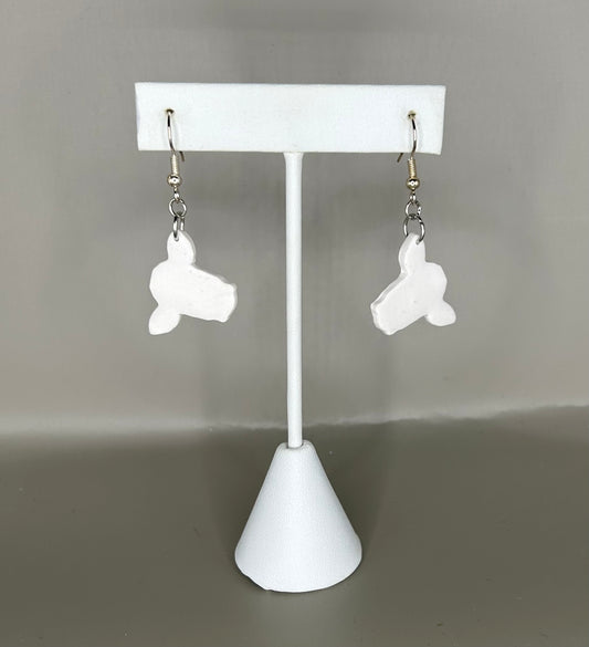 Cow silhouette earrings