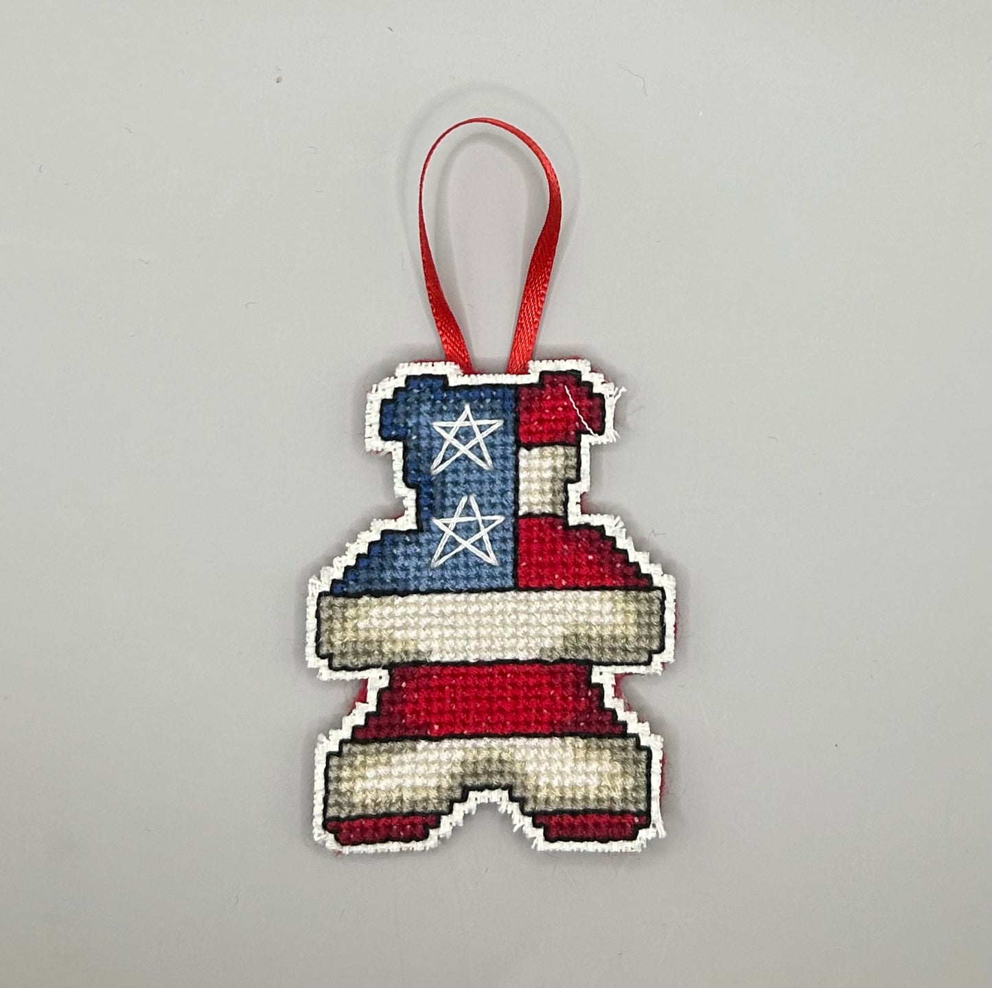 Americana bear ornament